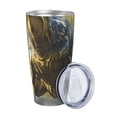 thumbnail image 2 of KLL Ferocious Dinosaur Print 40oz Stainless Steel Insulated Car Cup with Spillproof Lid - Keep Your Drink Hot or Cold on the Go-Without Straw, 2 of 8