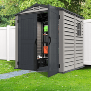 Duramax 6x6 StoreMate Plus Plastic Vinyl Shed with Molded Floor