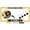Gold - Style 1, variant on [Officially Licensed US Marine Corps Product] - USMC Semper Fidelis - Domed Custom-Made Personalized Narrow (Thin) Top 4 Hole Metal Car License Plate Frame with Free caps - Black (Qty: 1 Frame)