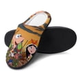 thumbnail image 4 of Men Phineas And Ferb Slippers Non-Slip Fuzzy House Slippers Warm Soft Plush Winter House Shoes Indoor Outdoor Slip-On Shoes, 4 of 8