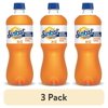 (3 pack) Sunkist Zero Sugar Orange Soda, 20 fl oz Bottle