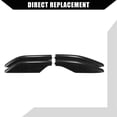 thumbnail image 4 of Upper Roof Rack Rails End Cap Protection Cover Shell for Toyota Land Cruiser Plastic Black 4 Pcs, 4 of 7