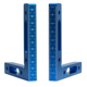 thumbnail image 1 of Juego de 2 soportes de posicionamiento de 90 grados de aleación de aluminio, abrazadera cuadrada de 12 x 12 cm, abrazaderas de ángulo recto, abrazadera de esquina tipo L de 90° para sujeción de cajas Rojo Verde, 1 of 5