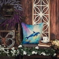 thumbnail image 5 of Dolphin Throw Pillow 14 in x 14 in, 5 of 5