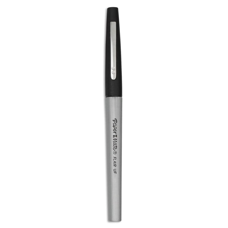 Paper Mate Flair Extra-Fine Felt Tip Pens, Black, 12 Count photo 2
