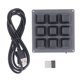 thumbnail image 2 of Teclado Mecánico Para Juegos, ABS Multifuncional, Duradero, Teclado Para Juegos De 9 Teclas, Amplia Aplicación Para Control Industrial, 2 of 7