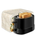 thumbnail image 6 of Yuyamidu Cow Toaster Cover 4 Slice Wide Slot Sunflower Daisy Bread Maker Dust Cover Spill-Proof Kitchen Broiler Appliance Organizer Holder, Microwave Oven Cover, 6 of 7