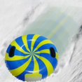 thumbnail image 3 of S SERENABLE Inflatable Snow Tube with Handles Heavy Duty PVC Winter for Kids Adults 95cm, 3 of 9
