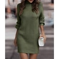 thumbnail image 2 of Vestido de punto jersey, vestido de medio cuello, 2 of 6