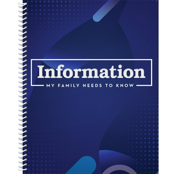 Information My Family Needs to Know Organizer: Legacy Planner for Personal, Medical & Financial Affairs 4 Document Pocke, (Spiral-Bound)