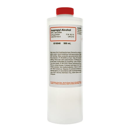 Isopropyl Alcohol, 99%, 500mL - The Curated Chemical Collection