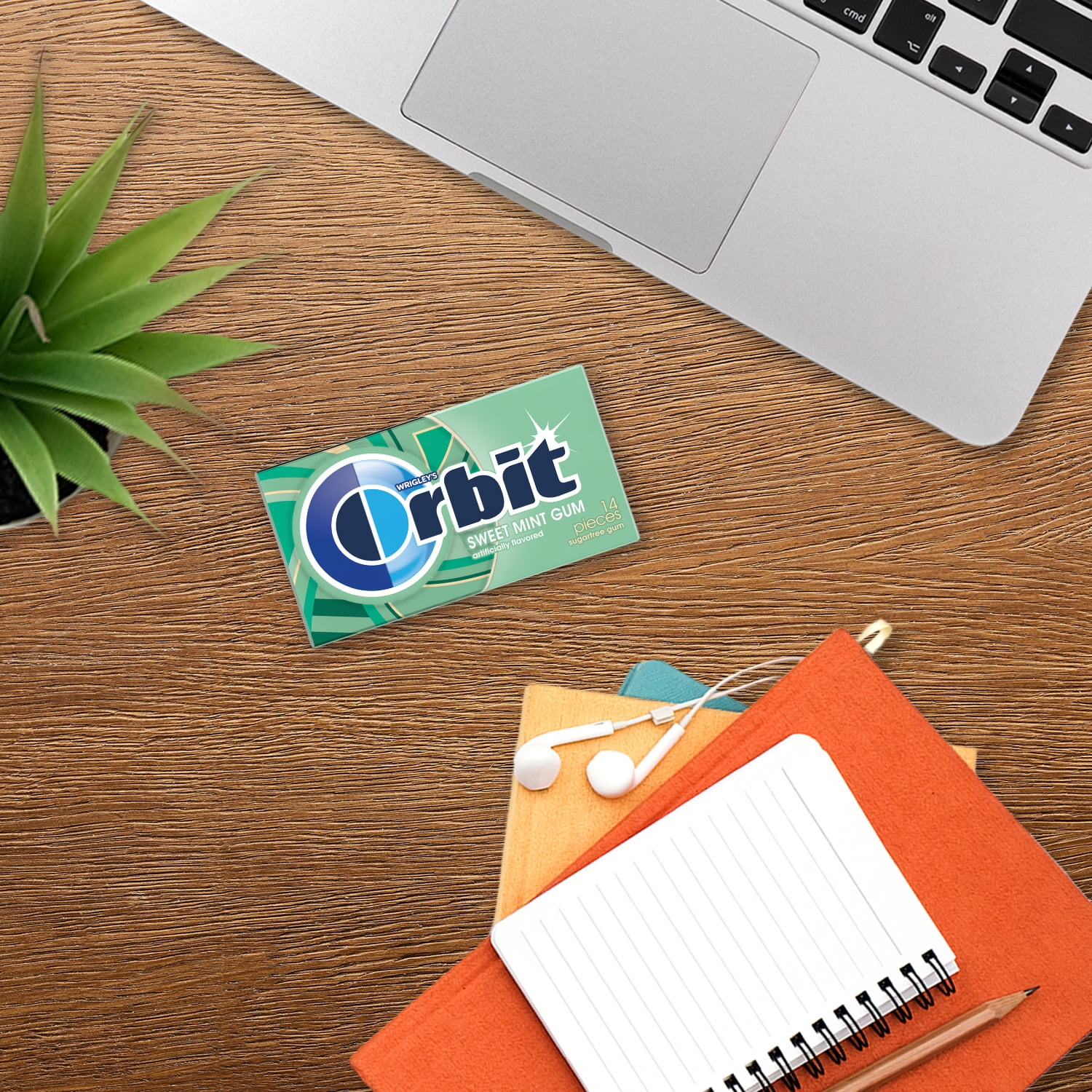 Orbit Gum Sweet Mint Sugar Free Chewing Gum, Pack - 14 Piece (Pack of 12)