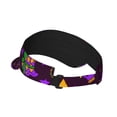 thumbnail image 3 of Xecao Mardi Gra2 for Adult Sun Cap offers versatile sun protection with adjustable Velcro for a secure fit., 3 of 8