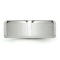 thumbnail image 4 of Cobalt Beveled Edge Satin and Polished 8mm Band, 4 of 5