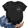 thumbnail image 5 of UngA 250 Anniversary USA Shirt Women 4th of July Shirts America 250 Shirt American Flag Graphic Tee Tops Patriotic Shirts for Women (Black,M), 5 of 7