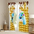 thumbnail image 3 of Feelyou Blue Game Console Black Out Curtains, Ice Cream Curtains Pack of 2 (42x63 Each), 3 of 6