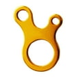 thumbnail image 1 of Boucle de Corde de Tente 3 Trous Nœud Camping Randonnée Coupe-Vent Randonnée Serrage Antidérapant Pince Butée de Mât Mousqueton, Or, 1 of 8