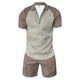 thumbnail image 2 of WILLBEST Traje Corto de Manga Corta 3D para Hombre, Pantalones Cortos de Playa, Pantalones Cortos Deportivos de Cuerpo Tropical, Traje Deportivo 1477, 2 of 4