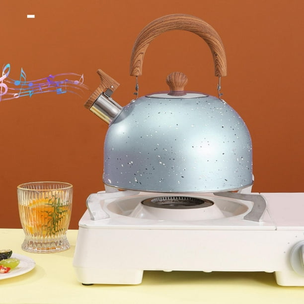 Stainless Water Kettle Cookware Milk Kettle Tea Pot Scald Blue