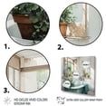 thumbnail image 3 of Designart "Gentle Watercolor of Bath Laundry II" Bath & Laundry Floater Framed Canvas Print, 3 of 7