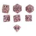 thumbnail image 2 of Dados de Metal 7 Piezas Juego de Dados con Patrón Grabado de Metal Hombres Mujeres Fiesta Mesa Divertidos Dados Poliédricos Accesorios para Juego de Cartas ANGGREK Otros, 2 of 8