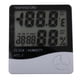 thumbnail image 2 of Monitor de humedad HTC- termómetro para interiores LCD Digital  degreeC /  degreeF Higrómetro y reloj indicador de humedad ( no incluida), 2 of 9