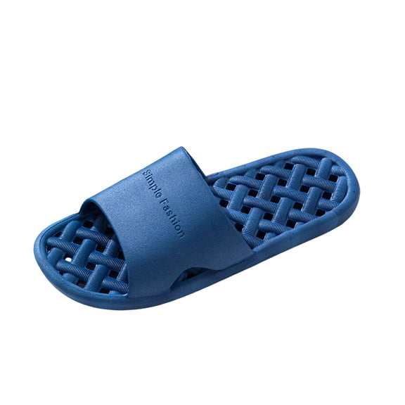 Npasoilc Unisex Non-Slip Plastic Hotel Slippers for Men Women,Quick Dry Bathroom Shower Shoes with Arch Support Breathable Lightweight for Outdoor Travel