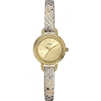Guess | Accessories | Guess Womens Coral Orange Patent  Guess Women\'s Coral Orange Patent Leather Crystal Accent Glitz Watch main image 1