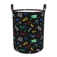 thumbnail image 1 of Cauagu Gamepads Print Waterproof Foldable Laundry Hamper Bucket with Handles for Storage Bin & Kids Room & Home Organizer-Medium, 1 of 6