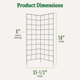 thumbnail image 2 of Two Panel Folding Trellis, 2 of 6