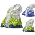 thumbnail image 7 of ZACPNCV Boys Rain Jacket with Detachable Hood Lightweight Raincoats for Kids Green 9-10 Years, 7 of 7