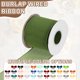 thumbnail image 3 of Cinta de alambre de yute Uxcell de 3" x 10 yardas, cinta de borde de alambre, correa tejida, verde profundo, 3 of 7
