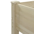 thumbnail image 5 of Northlight 4ft Natural Wood Raised Garden Bed Planter Box with Liner, 5 of 6