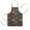 Gray Halloween Pumpkins-1, variant on Gray Halloween White Ghosts Kids Aprons for Girls and Boys,Adjustable Neck Strap Toddler Aprons for Kids Cooking Baking,23.6"x19"