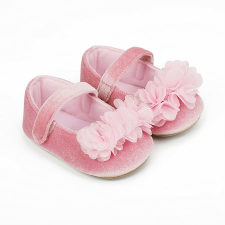 

Quealent Baby Booties Baby Booties Warm Slippers Toddler Winter Boots with Non Slip Bottom Pink 0 Months