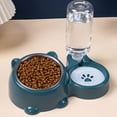 thumbnail image 3 of Ensemble de Bols Distributeurs d'Eau et de Nourriture en Acier Inoxydable pour Chats et Chiens avec Design Incliné, 3 of 4