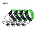 thumbnail image 4 of Toystoory 4 unids/set correa de brazo luminosa con correa ajustable portátil y a prueba de arañazos para correr de noche Ropa Deportiva, Zapatos verde, 4 of 6