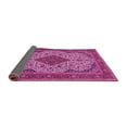 thumbnail image 2 of Ahgly Company Indoor Square Medallion Pink Traditional Area Rugs, 7' Square, 2 of 4