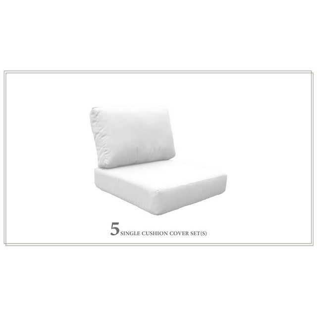 Coussin Haut pour MIAMI-06f en Voile Blanche