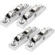 thumbnail image 1 of 4 Steel Plastic 77 Steel Plastic Double Groove Wheels Zinc Alloy Door and Window Pulley 77 Double Wheels Sliding Window Rolling Wheels Sliding Door Sl, 1 of 5