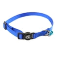 thumbnail image 1 of Methold Collar con patrón craquelado para mascotas, gatos, gatitos, perros pequeños, cachorros, colores brillantes con campana Suministros para perros Azul, 1 of 6