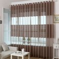 thumbnail image 3 of Cortina de ventana de 100 x 200 cm para filtrar la luz suave, semitransparente, para dormitorio y balcón, 3 of 8