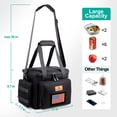 thumbnail image 3 of Tactical Large Lunch Box for Men, Heavy Duty Insulated Lunch Bag for Work, Leakproof Lunch Cooler Bag with Shoulder Strap Lunch Pail for Shifts Camping Outdoor Day Trip (12L), 3 of 9