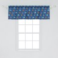 thumbnail image 2 of Ambesonne Nautical Window Valance, Ship Cartoon Art, 42" x 18", Multicolor, 2 of 3