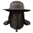 thumbnail image 2 of Fishing Flap Caps Men Women Windproof Sunshade Detachable / Removable Ear Neck Cover Fishermen Hat Outdoor Sportswear Accessories, 2 of 5