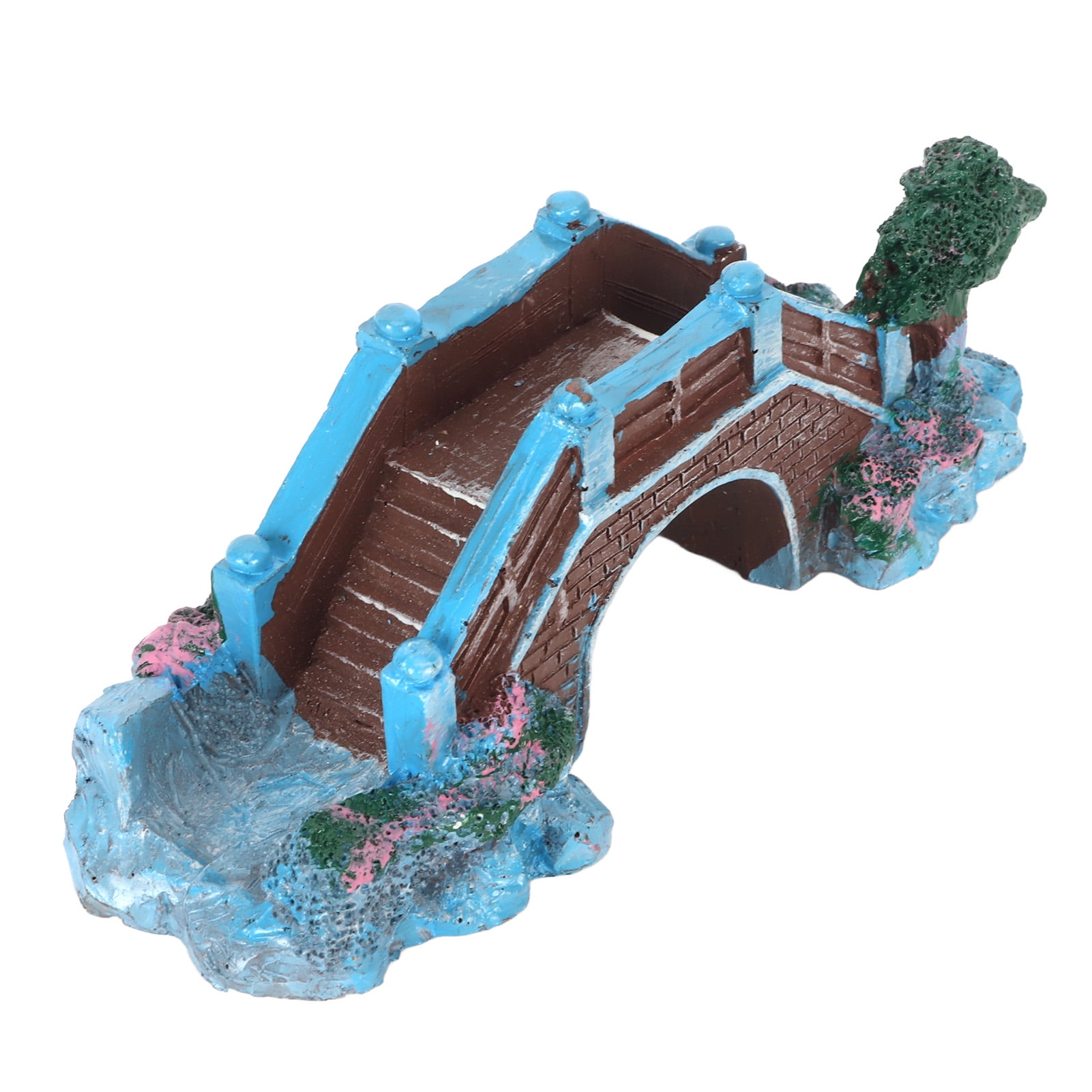 Aquarium Bridge Decoration, Fish Arch Bridge Simulation Hideout Place
