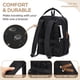 thumbnail image 5 of Qualyphant Bolsa de pañales extra grande para 2 niños - Mochila expandible de 35 L con 4 bolsillos aislados y para computadora portátil de 16 pulgadas y 2 compartimentos - Mochilas grandes para bebés, 5 of 5