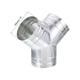 thumbnail image 2 of Conector en Y de divisor de conducto de 3 pulgadas Uxcell, adaptador de manguera de ventilación de aire, tubo de escape de 6 pulgadas, 2 of 5