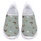 thumbnail image 1 of Zapatos casuales con estampado de gallo y animales de granja para mujer, zapatillas planas sin cordones, cómodas y transpirables, de malla, para verano, 1 of 5