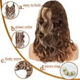 thumbnail image 5 of SEGO Curly Wire in Human Hair Extensions Hidden Hair Extensions with Invisible Band Translucent Fish Line Hairpiece without Clip, 5 of 6